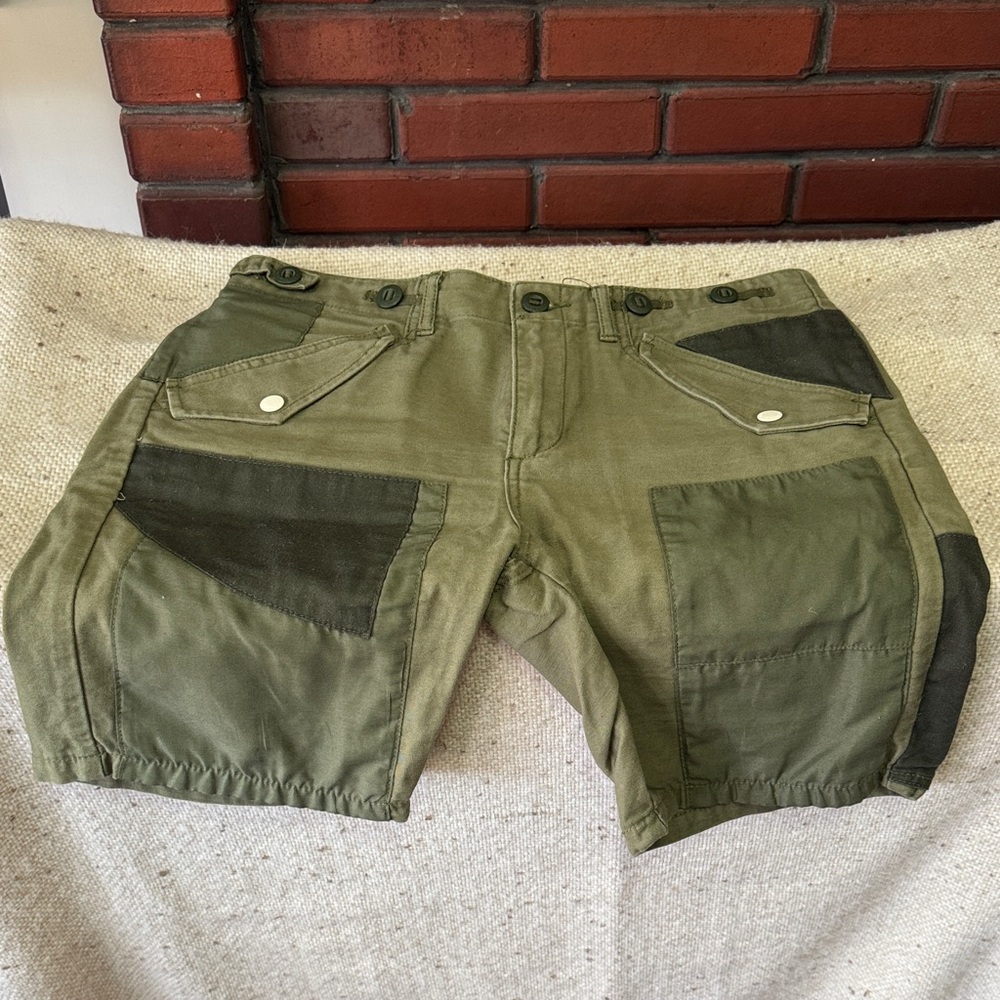 Scotch & Soda Olive Green Men's Shorts